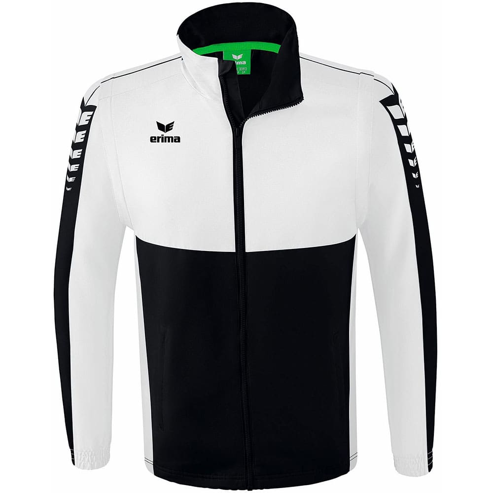 Erima Trainingsjacke Six Wings m.abnehmbaren Ärmeln schwarz