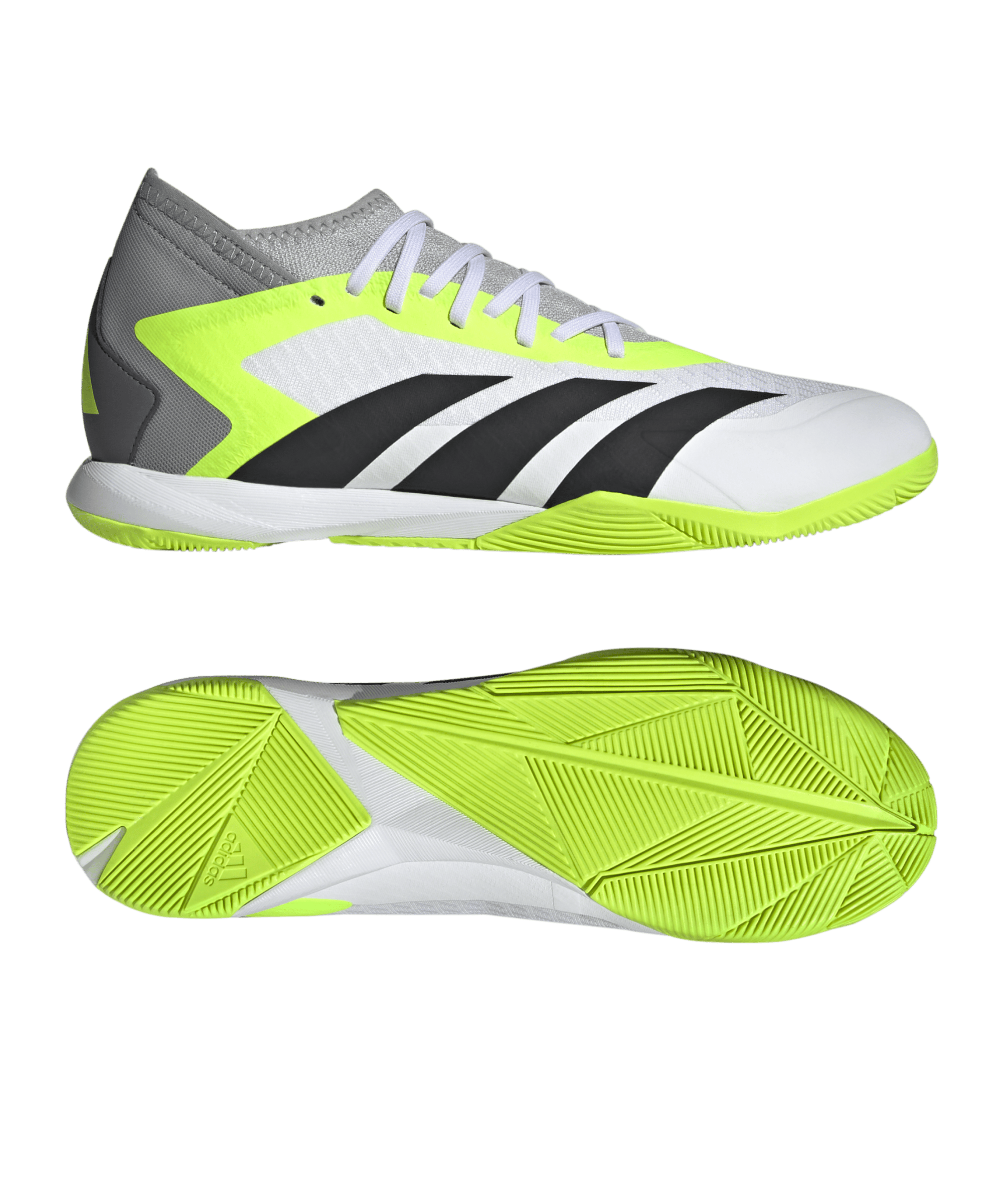 Adidas Fußballschuh Predator Accuracy.3 IN Halle Crazyrush weiß schwarz gelb