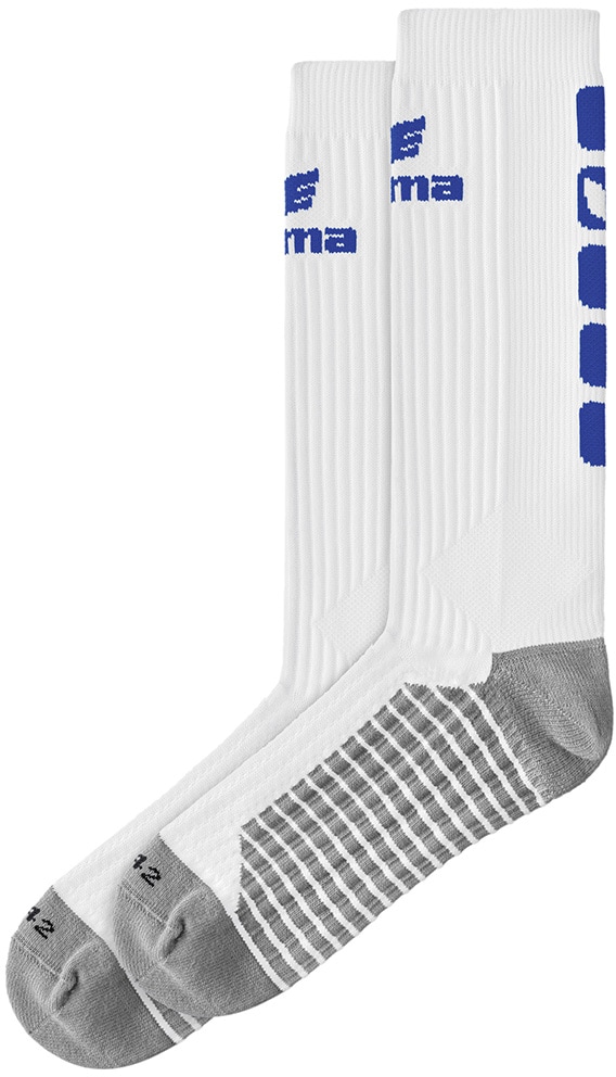 Erima Classic 5-C Socken lang weiß-new royal