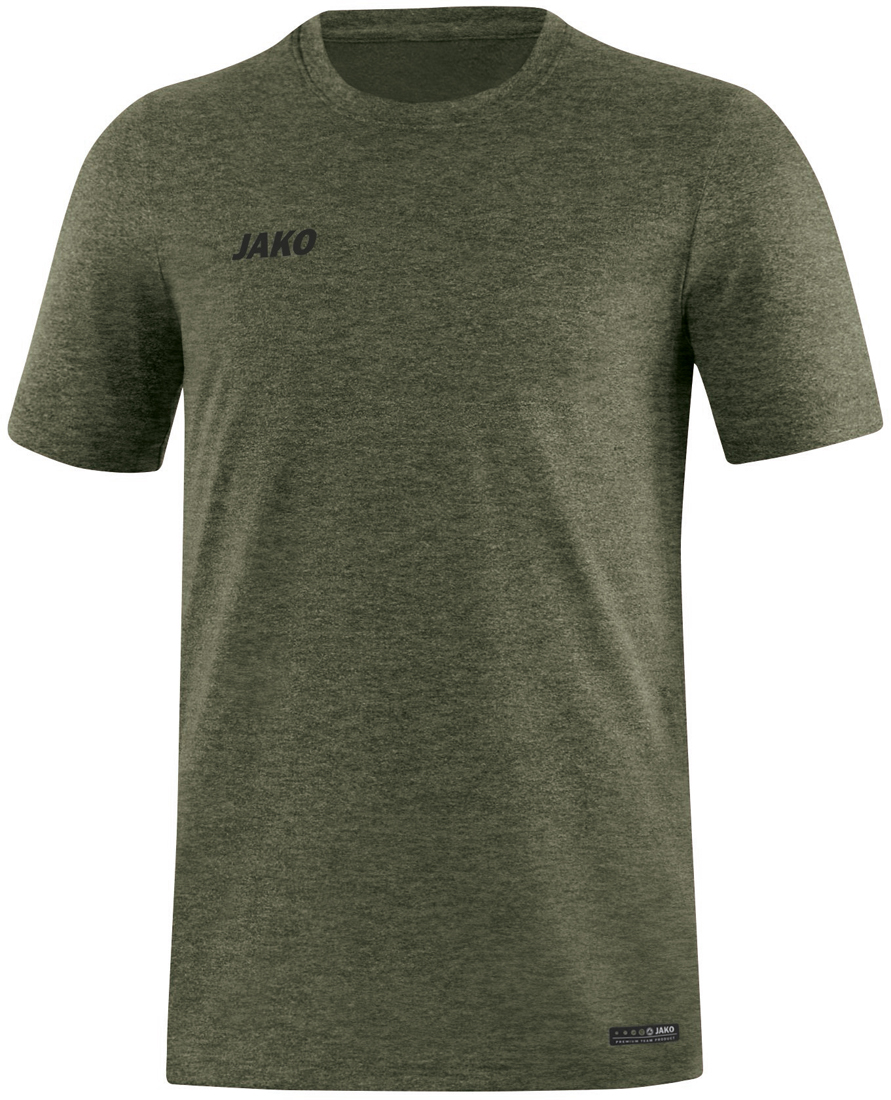 Jako Premium Basics T-Shirt khaki meliert