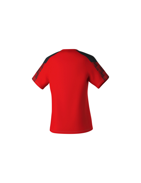 Erima Damen EVO STAR T-Shirt rot schwarz