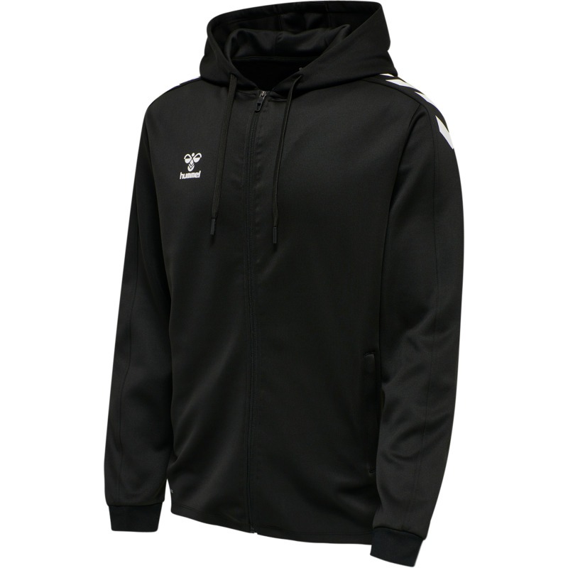 Hummel Hmlcore XK Poly Zip Hood Sweat black