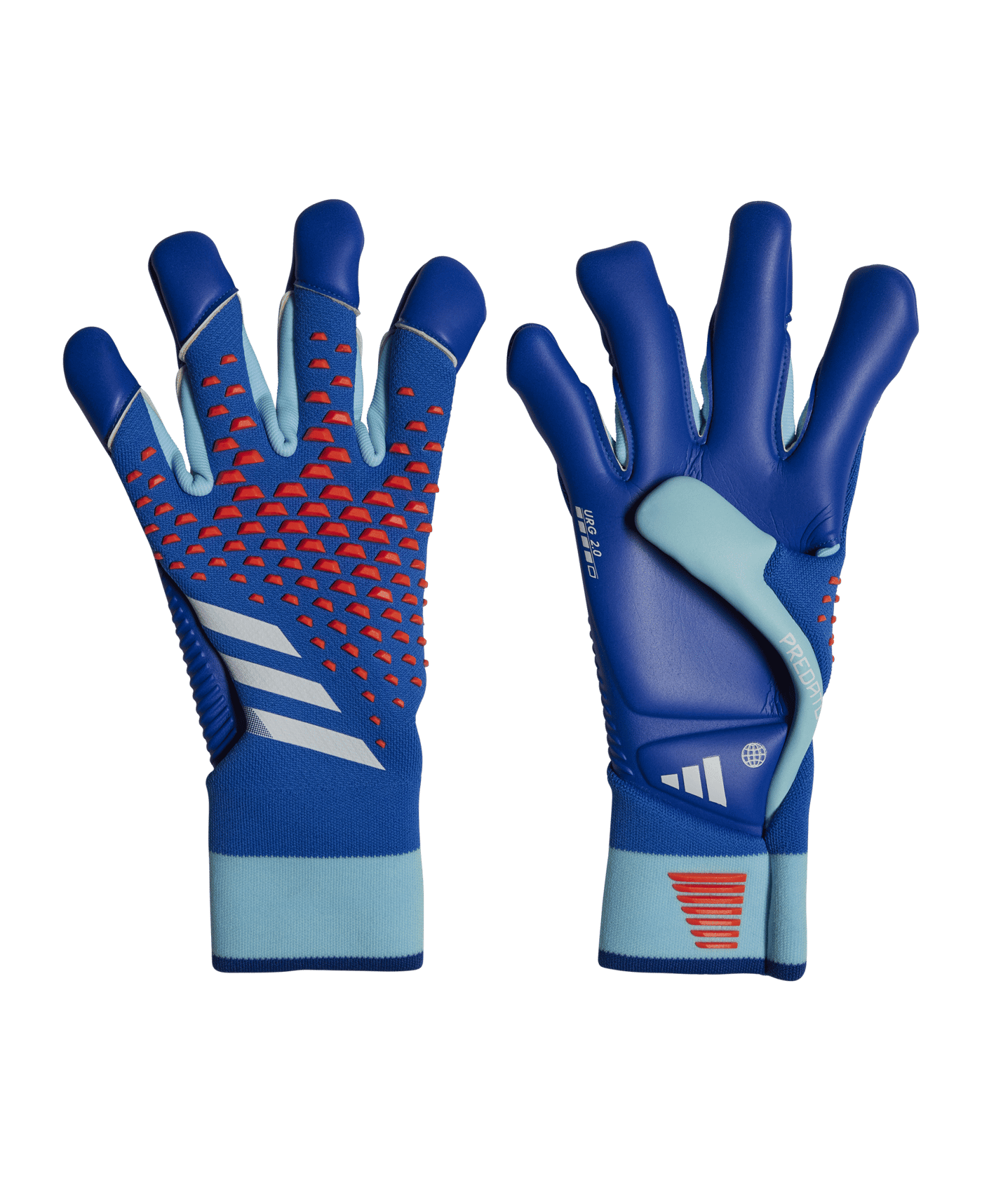 Adidas Predator Pro Hybrid TW-Handschuhe Marinerush Blau Weiss