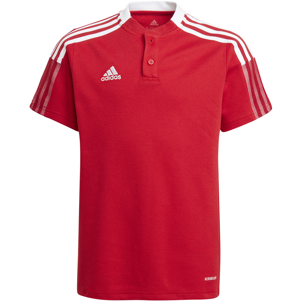 Adidas Kinder Poloshirt Tiro 21 rot