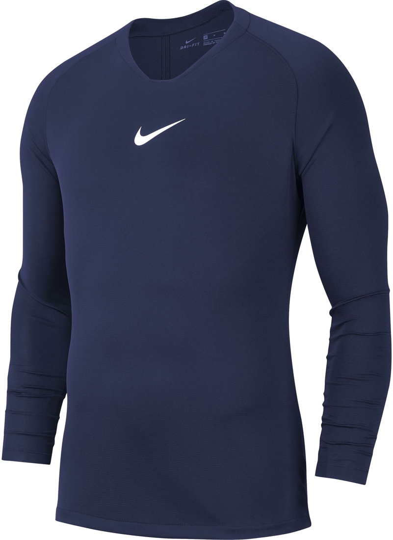 Nike Park First Layer Langarm Shirt midnight navy-weiß