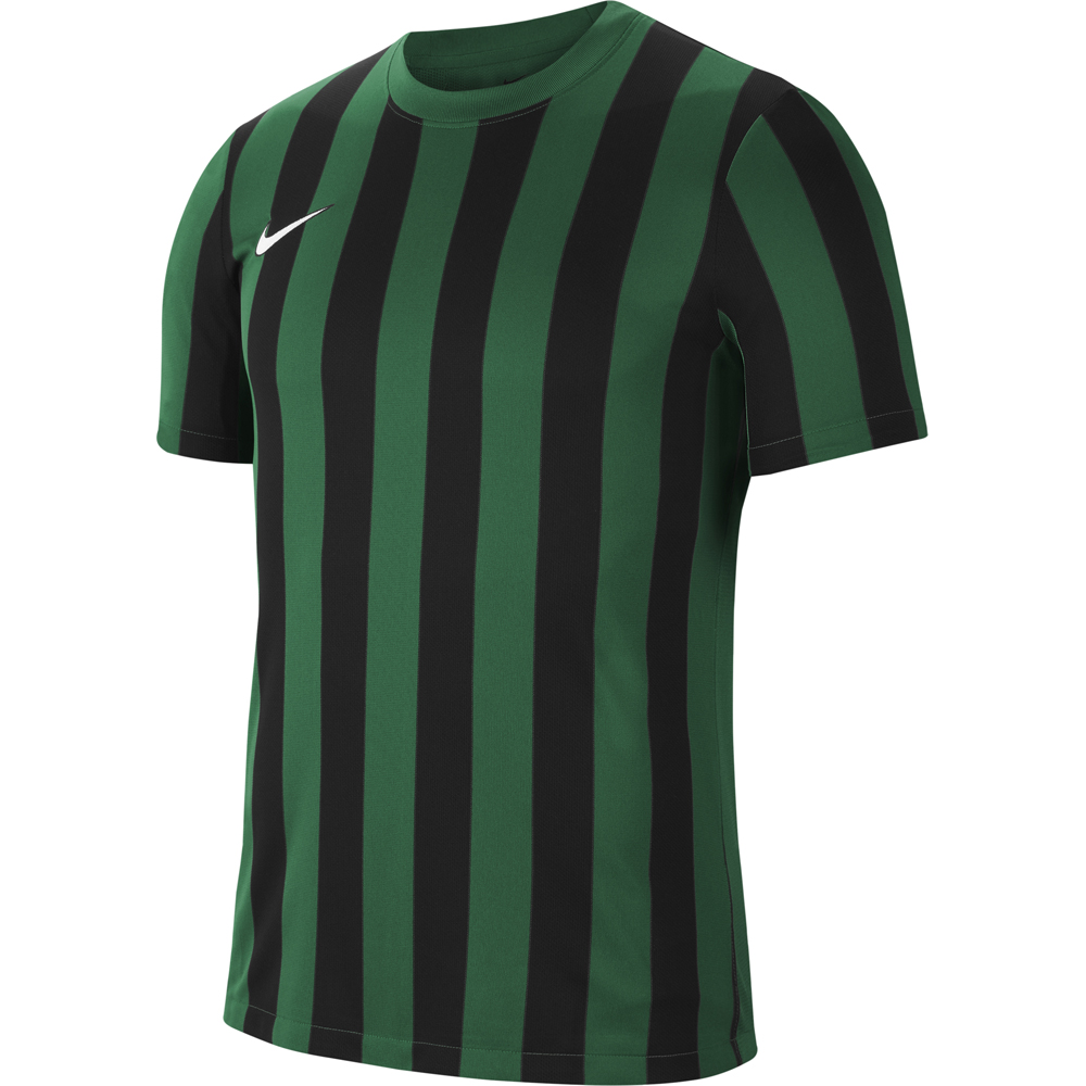 Nike Kinder Kurzarm Trikot Striped Division IV grün-schwarz
