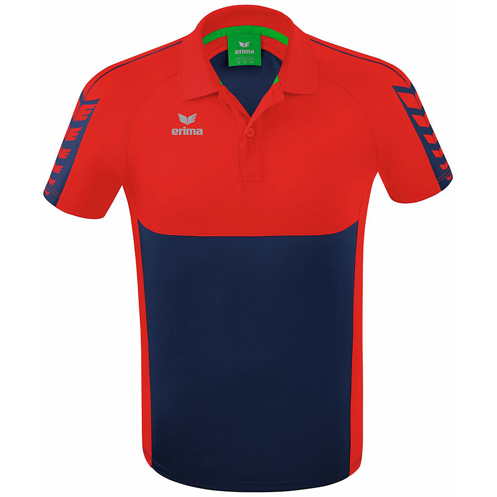 Erima Herren Polo Shirt Six Wings blau-rot