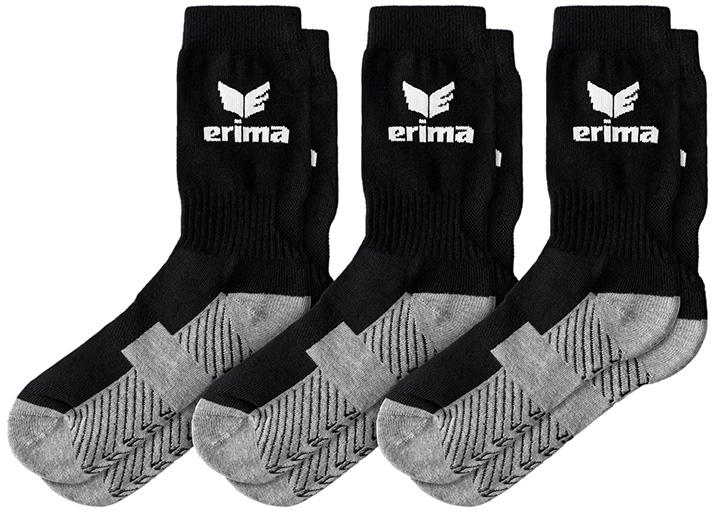 Erima 3er-Pack Sportsocken schwarz