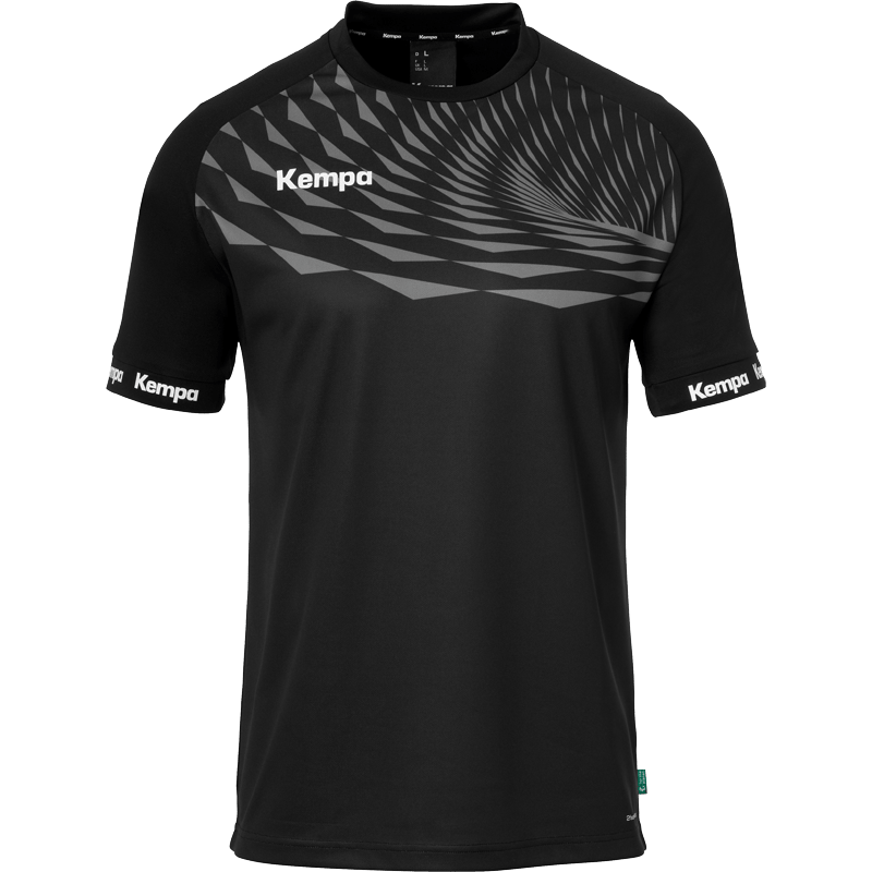 Kempa Kinder Wave 26 Shirt schwarz/anthra