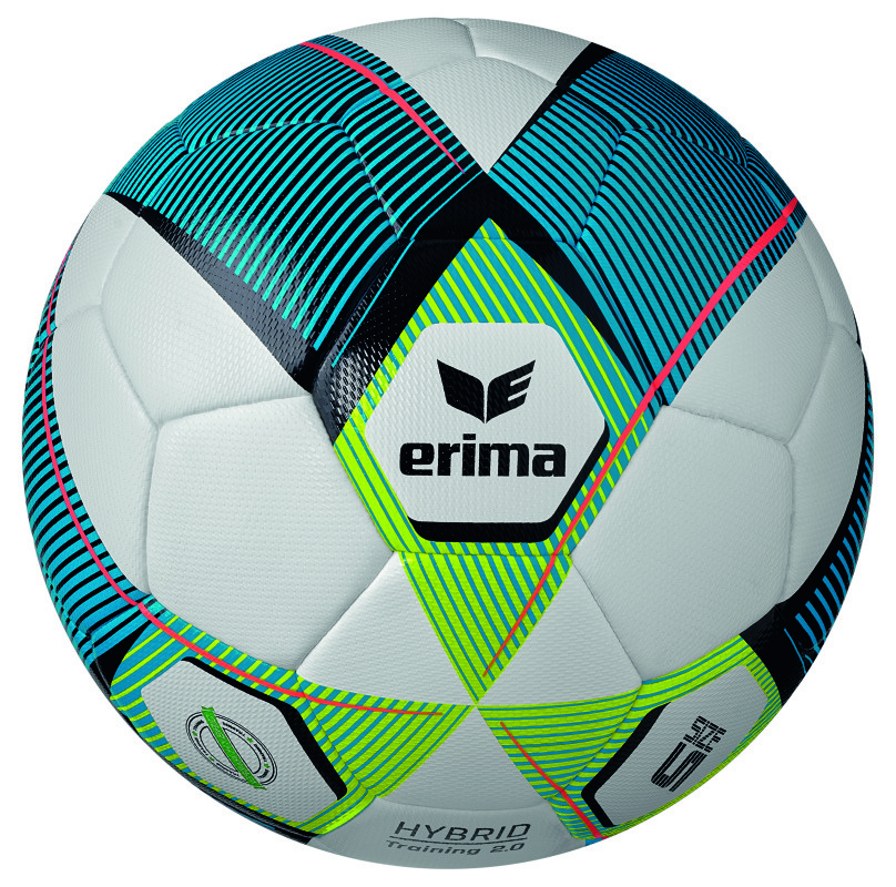 Erima Fußball HYBRID Training 2.0 mykonos blue lime