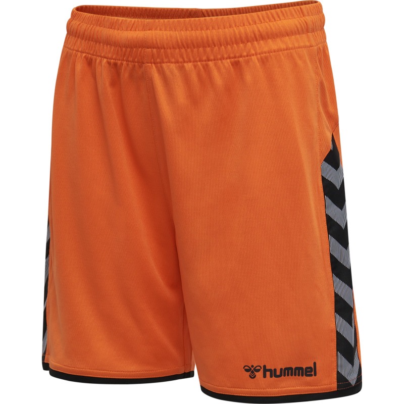 Hummel Hmlauthentic 24 Kids Poly Shorts tangerine