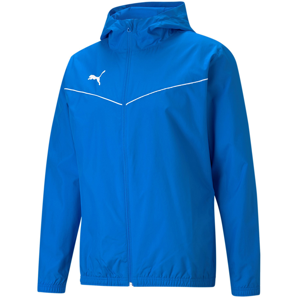 Puma Allwetter Trainingsjacke teamRISE blau-weiß