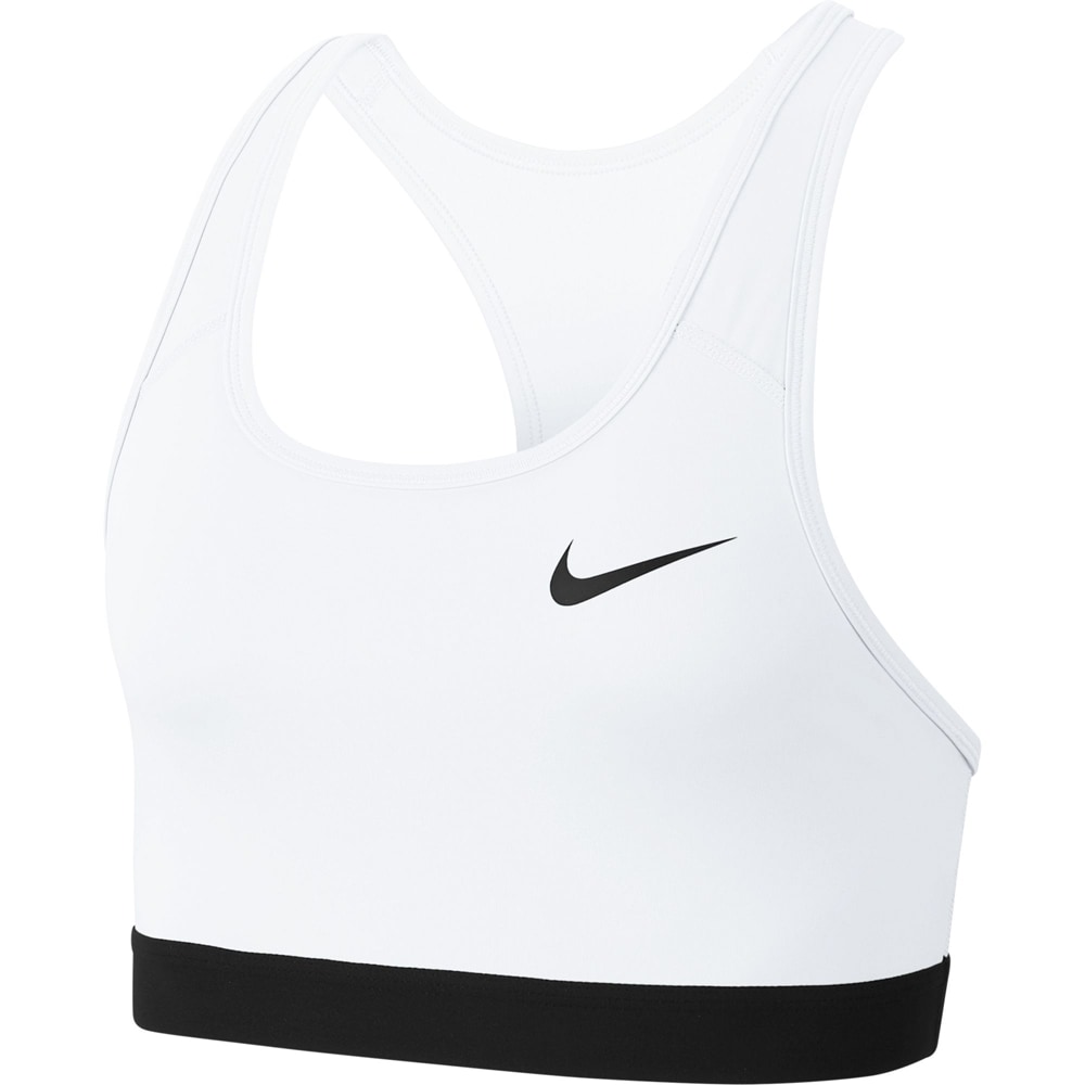 Nike Bra Swoosh weiß-schwarz