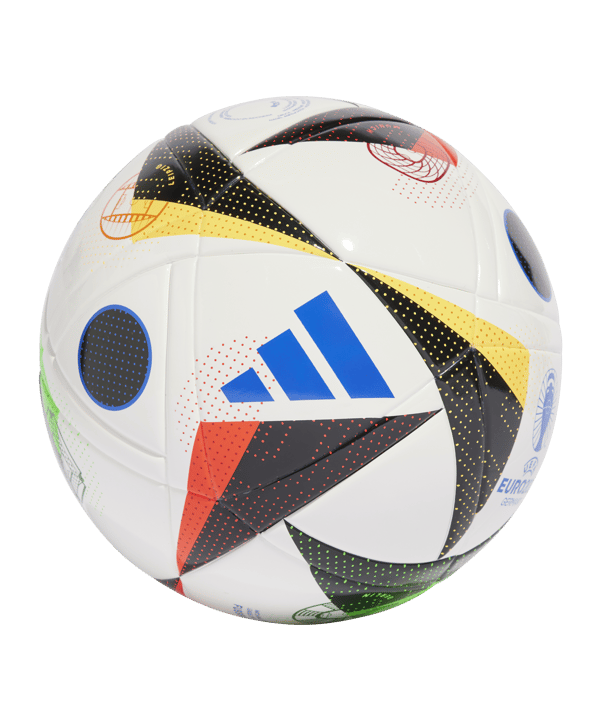 Adidas Fussballliebe League Junior 290g Lightball EM 2024 Weiss Schwarz Blau