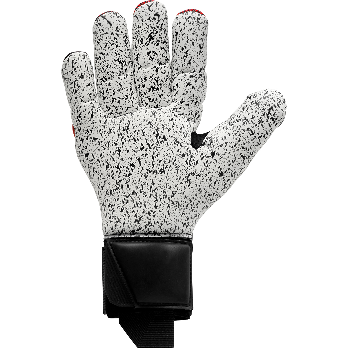 uhlsport Torwarthandschuh Powerline Supergrip+ Finger Surround schwarz/rot/weiß
