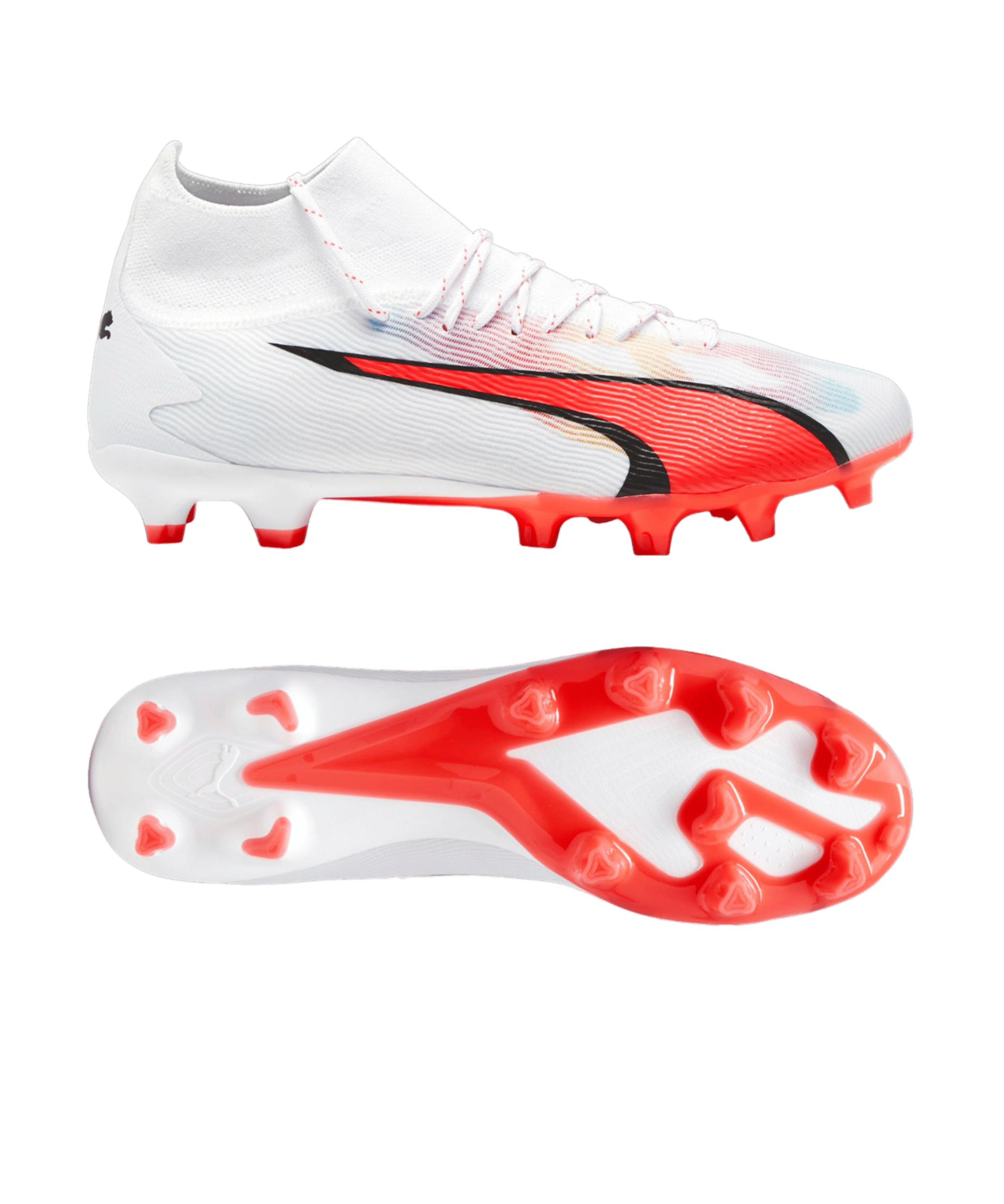 Puma Fußballschuh Ultra Pro FG/AG Breakthrough weiß rot 