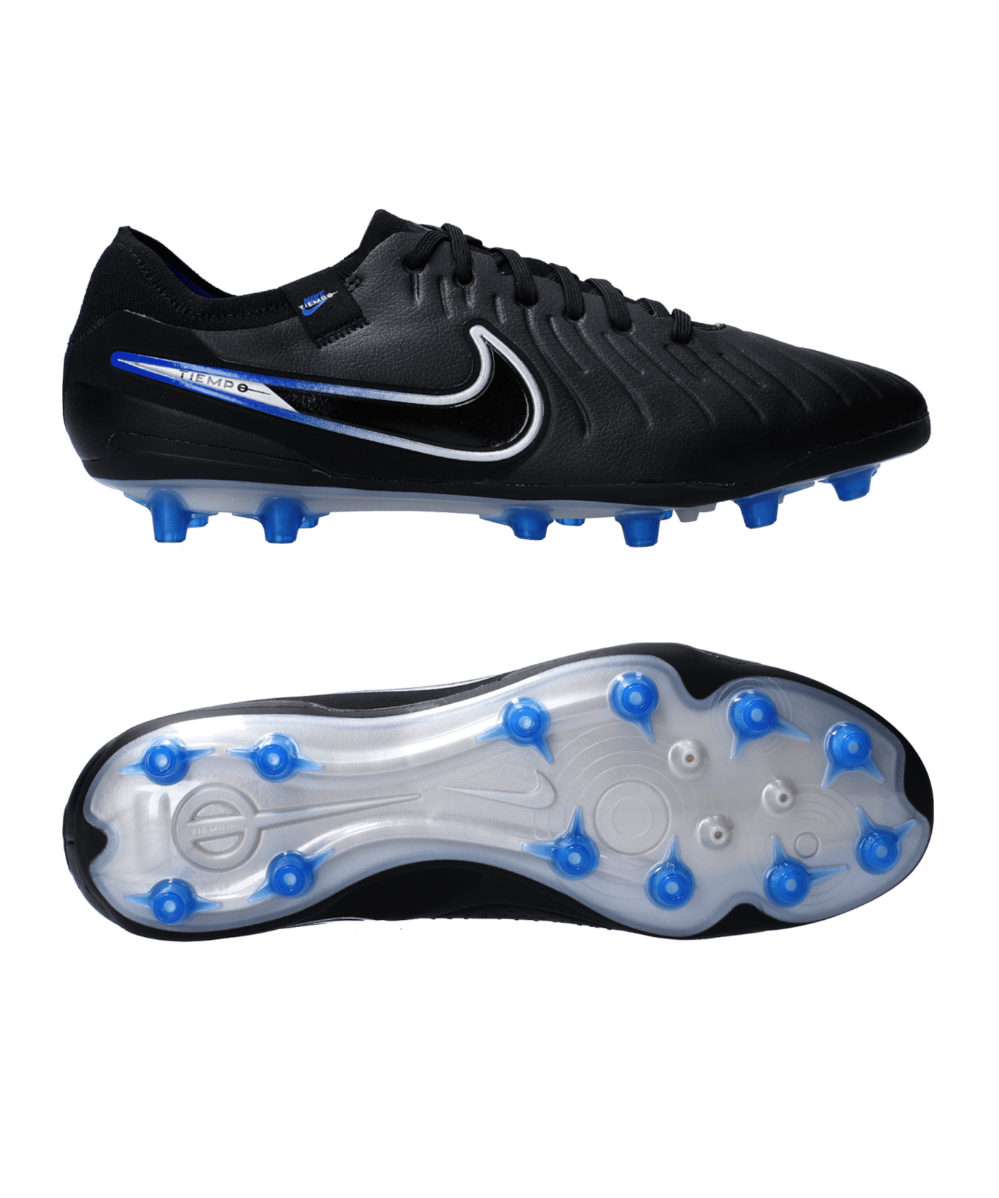 Nike Fußballschuh Tiempo Legend X Pro AG Shadow schwarz silber blau F040