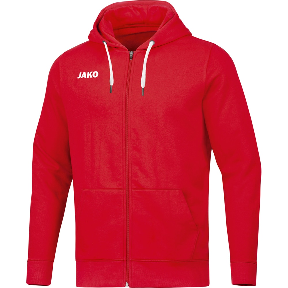 Jako Kinder Kapuzenjacke Base rot