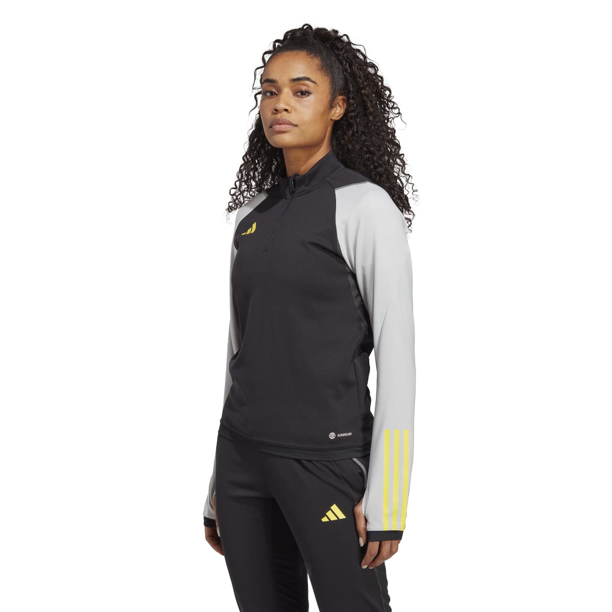 Adidas Damen TrainingstopTiro 23 Competition Black | Team Light Grey