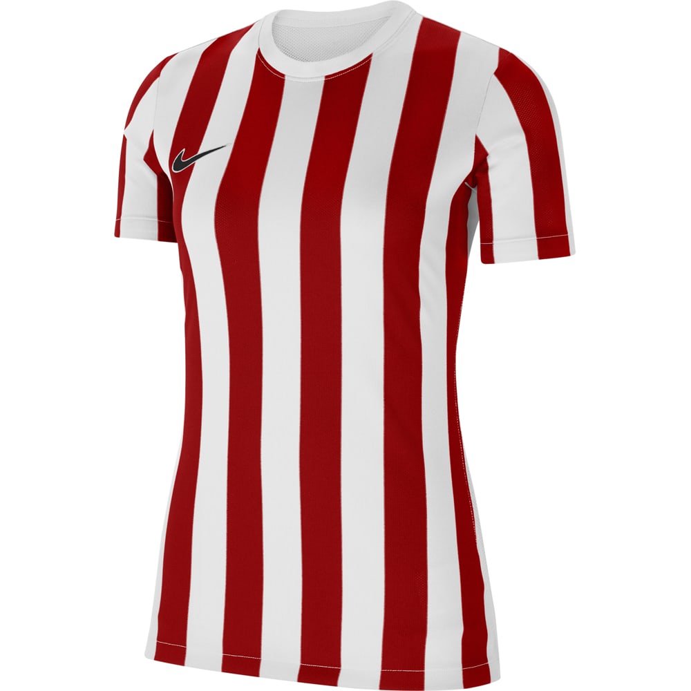 Nike Damen Kurzarm Trikot Striped Division IV weiß-rot