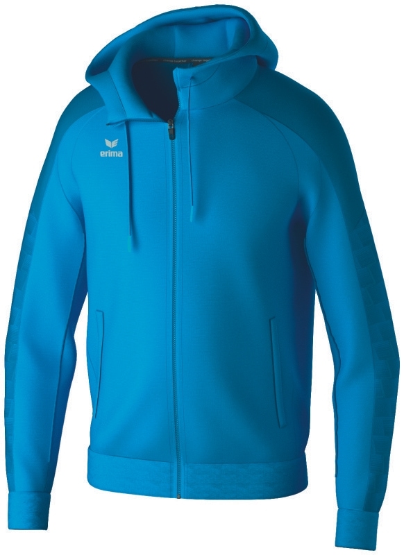 Erima EVO STAR Trainingsjacke mit Kapuze curacao mykonos