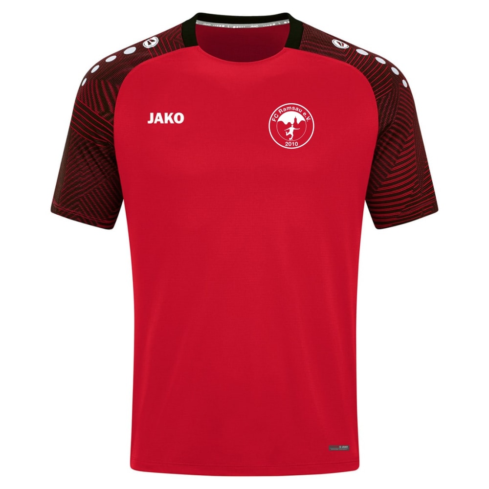 FC Ramsau Jako Kinder T-Shirt Performance rot-schwarz