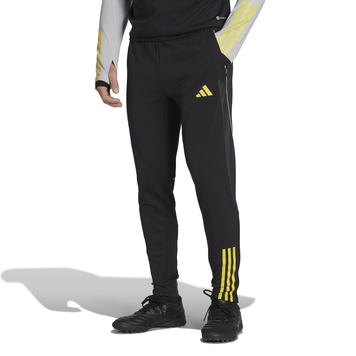 Adidas Trainingshose Tiro 23 Competition Black | Team Light Grey | Impact Yellow