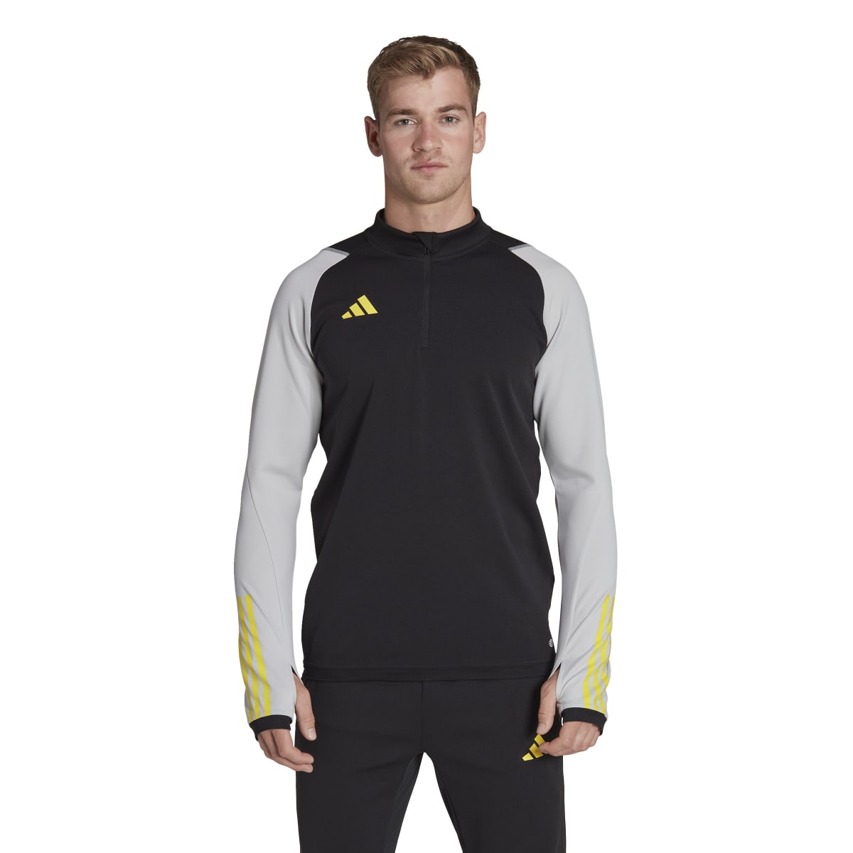 Adidas Trainingstop Tiro 23 Competition Black | Team Light Grey | Impact Yellow