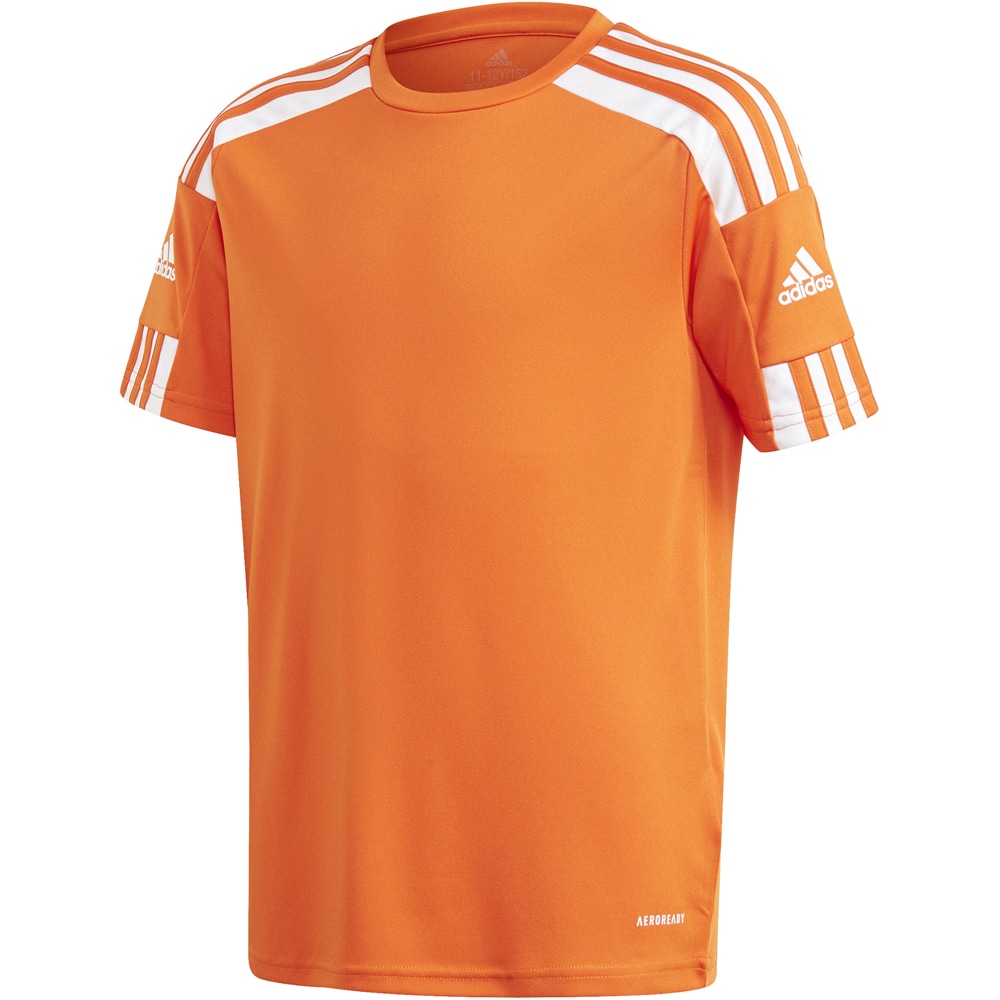 Adidas Kinder Kurzarm Trikot Squadra 21 orange-weiß